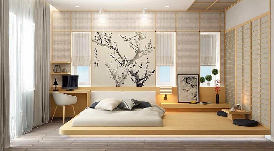 Trang trí phòng ngủ tăng thêm sự tuyệt mỹ cho không gian nghỉ ngơi