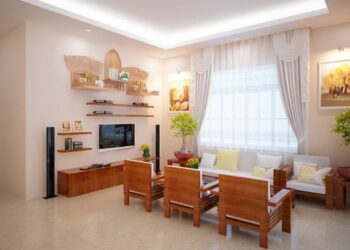 Trang trí phòng khách nhà cấp 4