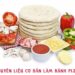 Nguyên liệu làm pizza