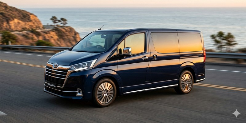 Ngoại thất bề thế và sang trọng của Toyota Granvia
